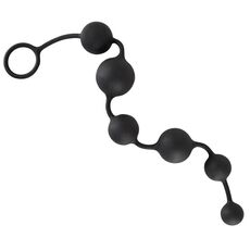 Анальная цепочка "Black Velvets Anal Beads" - 40 см 1