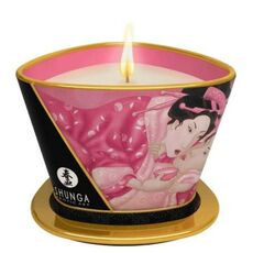 Массажная свеча Rose Petals с ароматом розы - 170 мл. 1