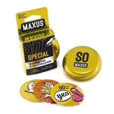 Презервативы точечно-ребристые Maxus Special, 3 шт 1