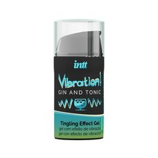 Возбуждающий гель с эффектом вибрации Vibration! Gin & Tonic, 15 мл 1