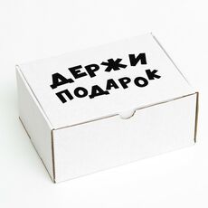 Коробка самосборная "Держи подарок", 22 х 16,5 х 10 см 1
