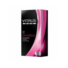 Презервативы с точками и кольцами Vitalis Sensation, 12 шт 1