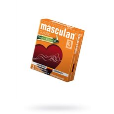 Презервативы с колечками и пупырышками Masculan 3 classic, 3 шт 1