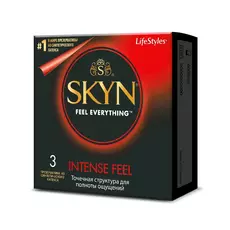 Презервативы с точечной структурой Skyn Intense Feel №3, 3 шт 1