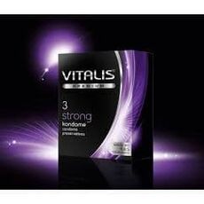 Презервативы сверхпрочные Vitalis "Strong", 3 шт 1