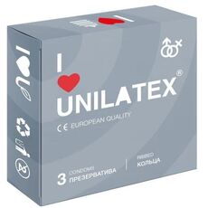 Презервативы ребристые Unilatex Ribbed, 3 шт 1