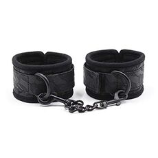 Мягкие тканевые наручники с карабинами 1