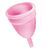 Менструальная чаша силиконовая, розовая, S 1