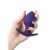 Фиолетовая анальная пробка Glob, 4см 3