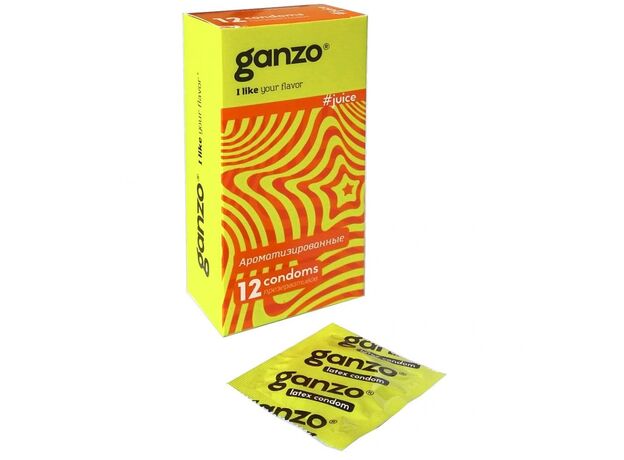 Презервативы цветные Ganzo Juice, 12 шт 1