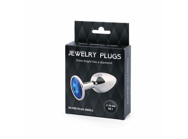 Анальная втулка "SILVER PLUG SMALL" 3