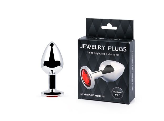 Анальная втулка "SILVER PLUG MEDIUM" 2