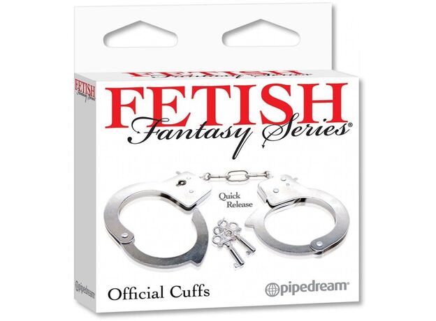 Наручники металлические с ключом Fetish Fantasy Series Official Handcuffs 3