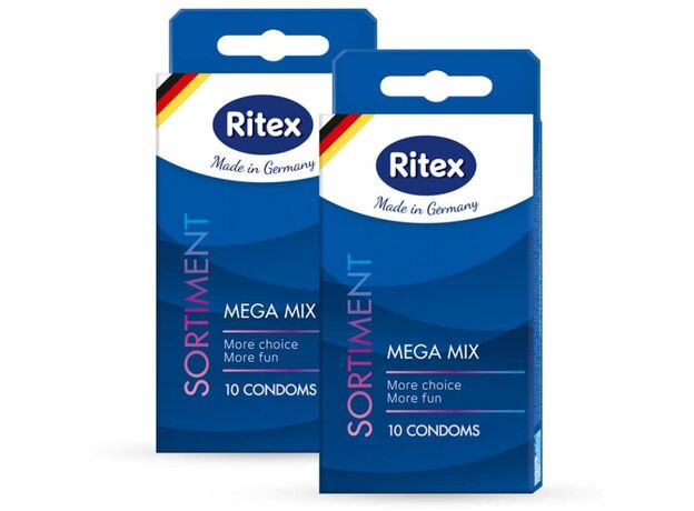 ПРЕЗЕРВАТИВЫ "RITEX SORTIMENT № 10" (АССОРТИ), 10 штук 1