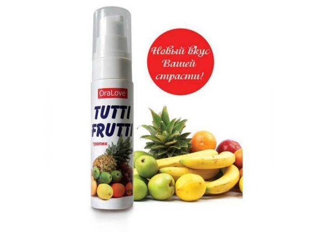 ГЕЛЬ "TUTTI-FRUTTI ТРОПИК" серии "OraLove" 30г 1