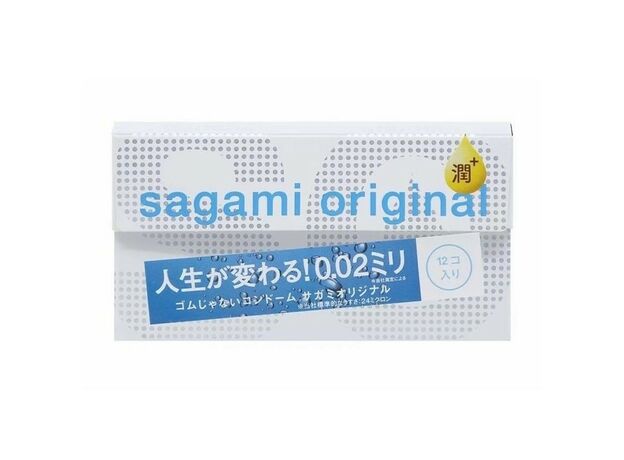 Презервативы полиуретановые Sagami 0.02 Extra Lub, 12 шт 1