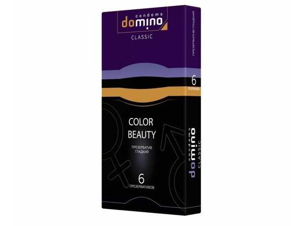 ПРЕЗЕРВАТИВЫ DOMINO CLASSICS COLOUR BEAUTY 6 штук 1