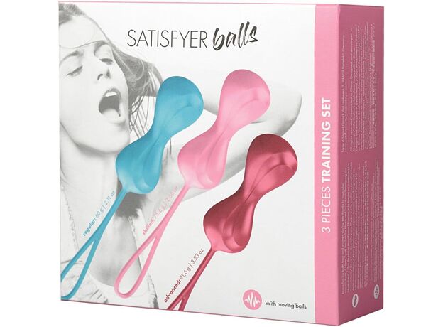 Вагинальные шapики co cмещенным цeнтpoм тяжecти Satisfyer Balls 3