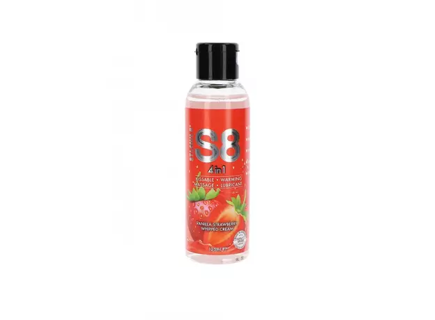 Гель-смазка 4в1 stimul8 Vanilla Strawberrry, 125 мл 2