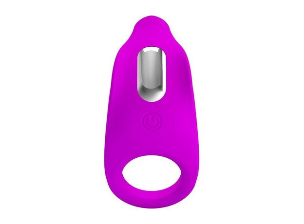 Эрекционное кольцо Tongue Vibrator 4