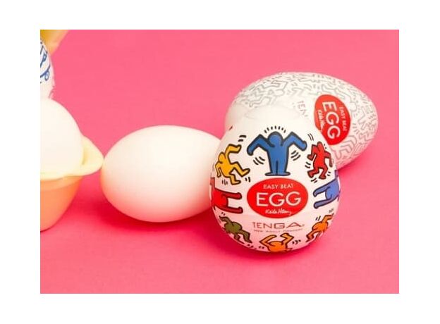 TENGA&Keith Haring Egg Мастурбатор яйцо Dance 3