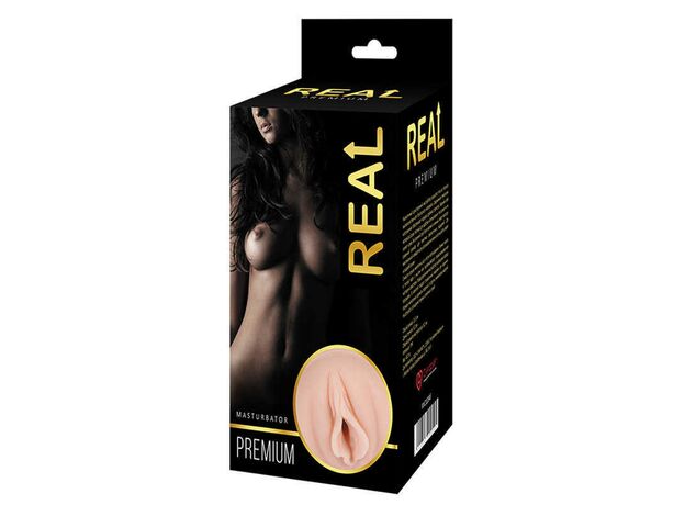 Реалистичный односторонний мастурбатор Real Women Dual Layer с двойной структурой 15,5х8,2 2