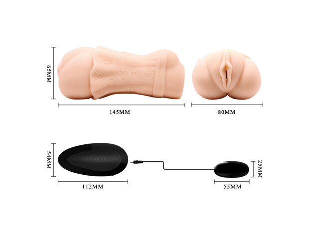 Мастурбатор вагина с вибрацией и эффектом смазки 3