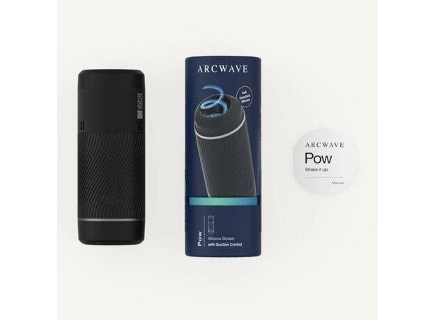 Инновационный мастурбатор с контролем всасывания Arcwave Pow (черный) 2