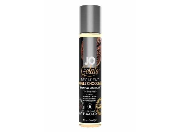 Вкусовой лубрикант "Яркий вкус двойного шоколада" / Gelato Decadent Double Chocolate 1oz - 30ml 1