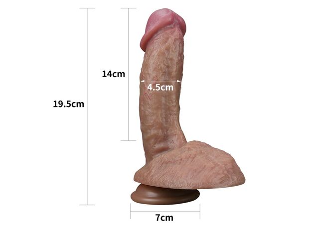 Фаллоимитатор Platinum Silicone Cock 7,5" 2