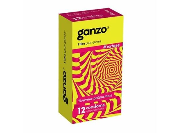 Презервативы анатомические Ganzo Extase, 12 шт 1