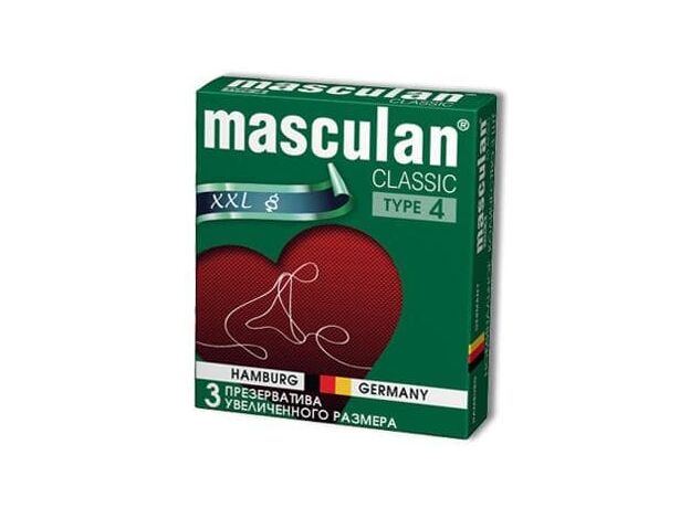 Презервативы увеличенного размера Masculan 4 Classic, 3 шт 1