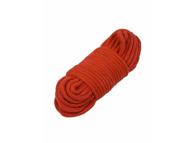 Верёвка красная Shibari, хлопок, 10 м 1