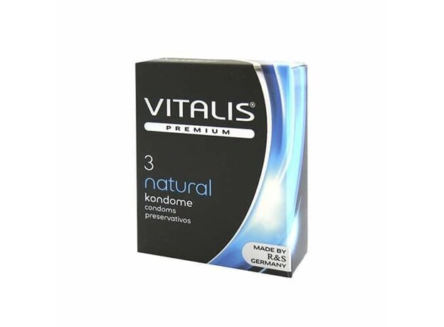 Презервативы классические Vitalis Natural, 3 шт 1