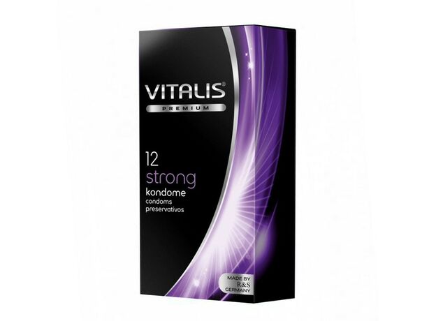 Презервативы сверхпрочные "Vitalis Strong", 12 шт 1
