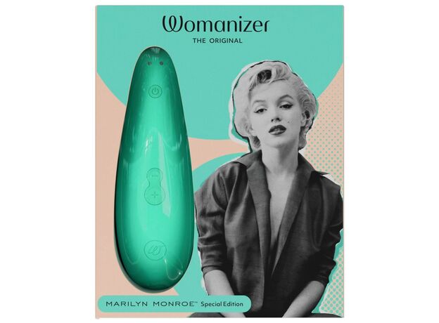 Бесконтактный клиторальный стимулятор Womanizer Marilyn Monroe мятный 1
