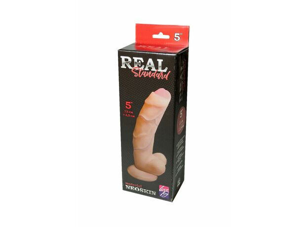 Фаллоимитатор неоскин на присоске REAL Standard Lovetoy, 18 см 2