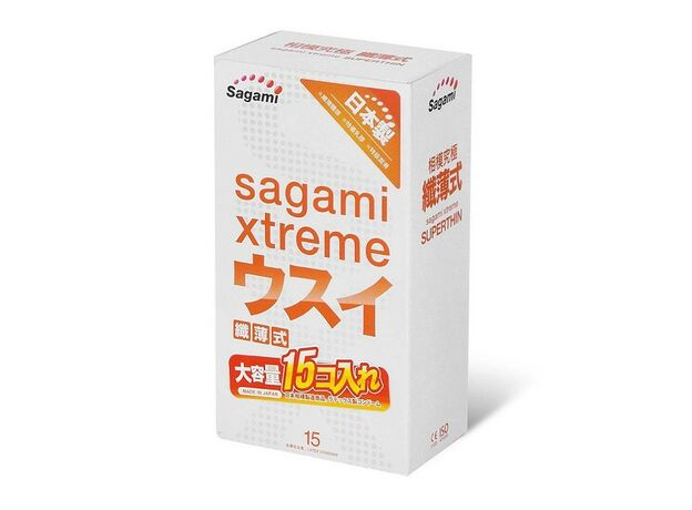 Презервативы ультратонкие Sagami Xtreme, 15 шт 1