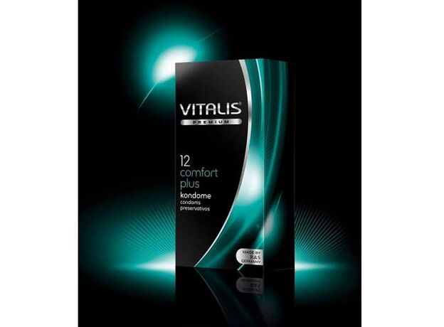 VITALIS №12 Comfort+ Презервативы анатомической формы 1
