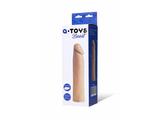 Насадка на пенис TOYFA A-Toys SoftSkin, 16,5 см 3