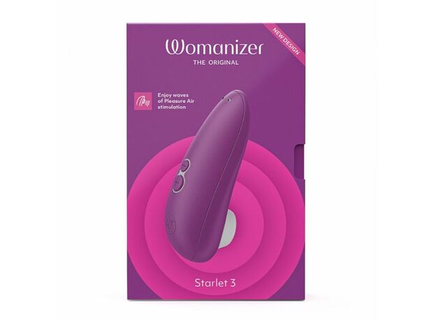 Бесконтактный клиторальный стимулятор Womanizer Starlet 3, фиолетовый 6