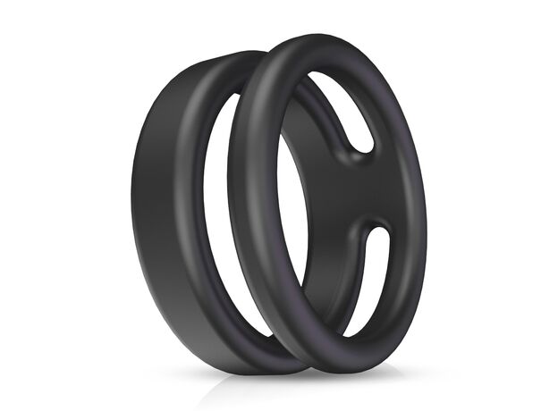 Двойное эрекционное кольцо "X-Ring" 6
