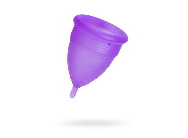 Менструальная чаша EROMANTICA фиолетовая, S 1