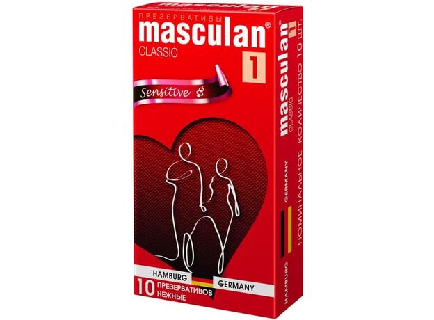 Презервативы классические Masculan 1 Classic, 10 шт 1