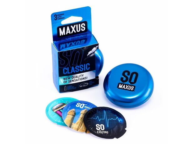 Презервативы классические Maxus Classic, 3 шт 1