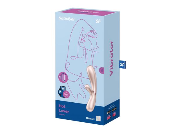 Вибромассажер Satisfyer Hot Lover с возможностью управления через приложение - жемчужный 2