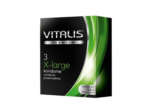 Презервативы увеличенного размера Vitalis "X-Large", 3 шт 1