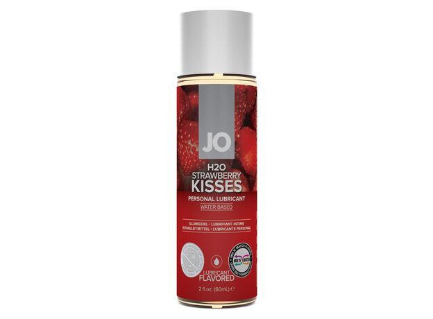 Вкусовой лубрикант "Клубника" / JO Flavored Strawberry Kiss 2oz - 60 мл. 1