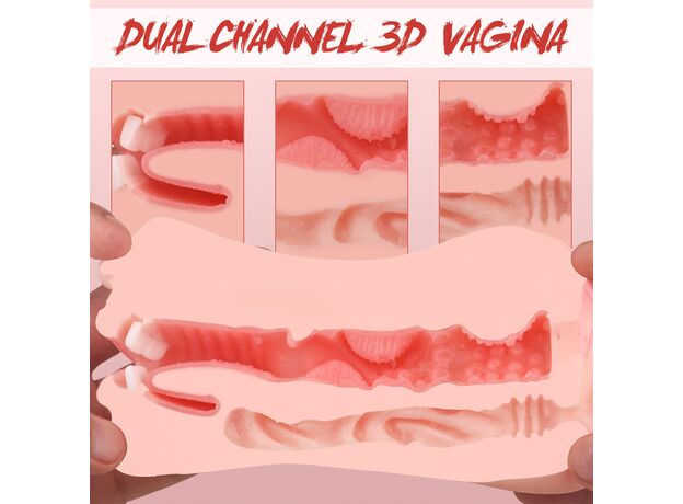 Реалистичный мастурбатор вагина ротик попка Vivi 5