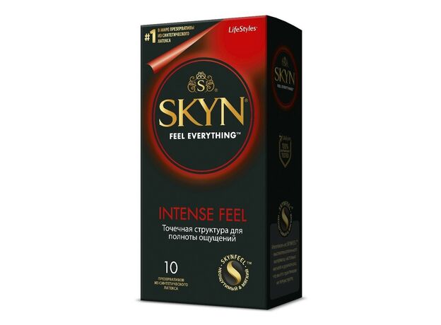 Презервативы с точечной структурой Skyn Intense Feel №10, 10 шт 1
